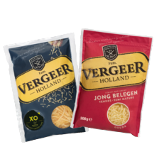 Vergeer geraspte kaas